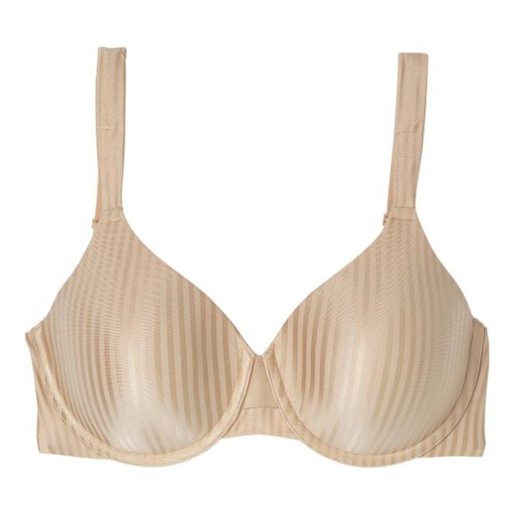 Playtex Secrets Comfort Fit All Over Smoothing Underwire Bra Nude 38D NWT